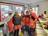 The World's Best Donuts crew wrapping up the season in the cold weather, Oct. 22, 2021 - Photo by Rhonda Silence